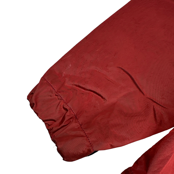 Stone Island 2007 Red Nylon Metal Hooded Jacket - Large