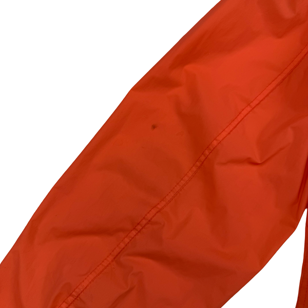 Stone Island 2020 Neon Orange Skin Touch Nylon Hooded Jacket - XL
