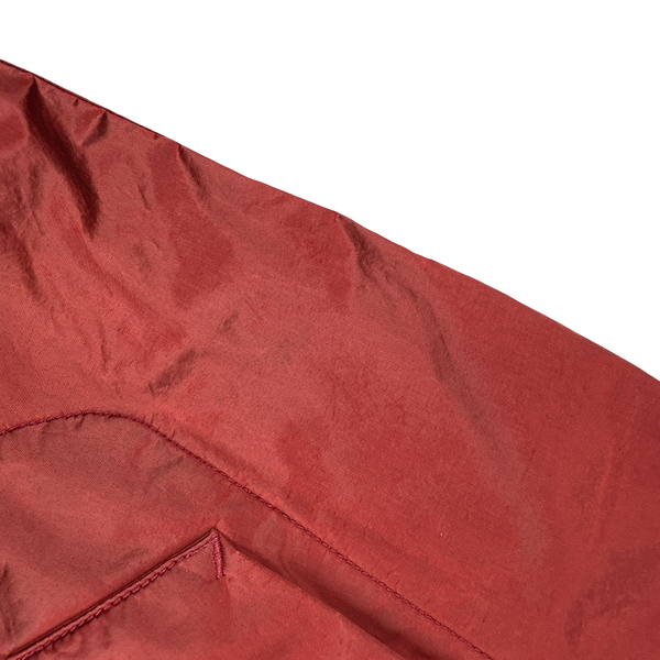 Stone Island 2007 Red Nylon Metal Hooded Jacket - Large