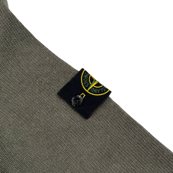 Stone Island 2018 Sage Green Wool Crewneck Jumper - Medium