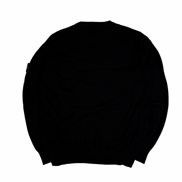 Stone Island 2020 Black Crewneck Knit Jumper - XL