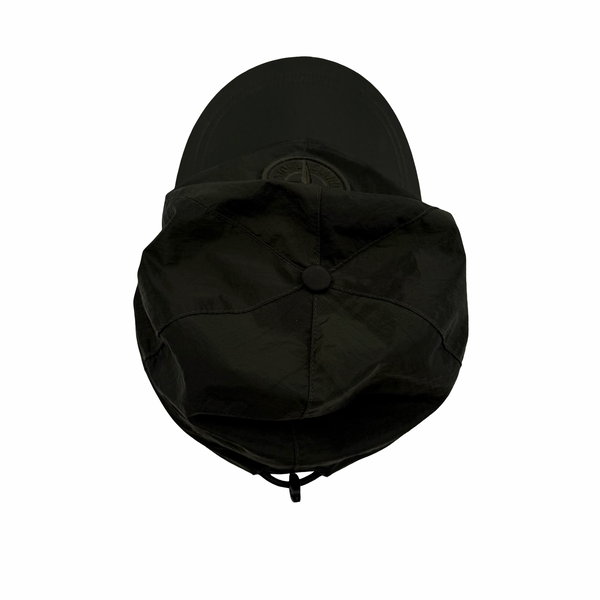 Stone Island Dark Green Compass Logo Soft Cap - Large