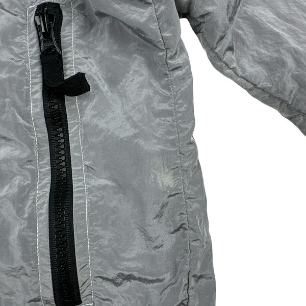 Stone Island 2017 Grey Nylon Metal Pullover - Medium