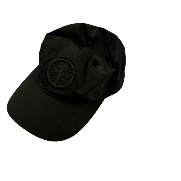 Stone Island Dark Green Compass Logo Soft Cap - Large