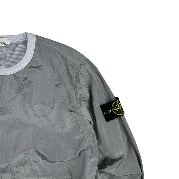 Stone Island 2017 Grey Nylon Metal Pullover - Medium