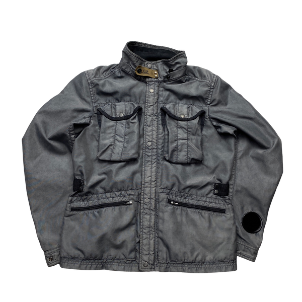 CP Company Grey Bonded Nylon Watch Viewer Jacket - Medium
