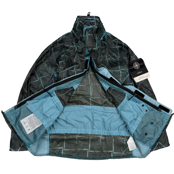 Stone Island 2017 Paper Poly House Check Grid Jacket - Small