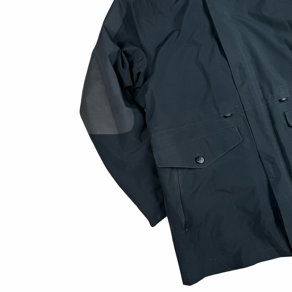 Stone Island 2017 Blue/Black Tank Shield Ghost Piece Jacket - XL