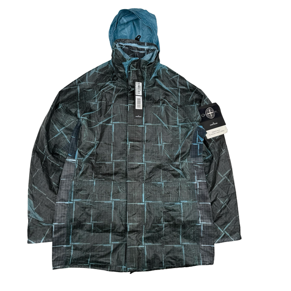 Stone Island 2017 Paper Poly House Check Grid Jacket - Small