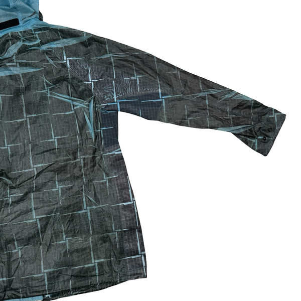 Stone Island 2017 Paper Poly House Check Grid Jacket - Small