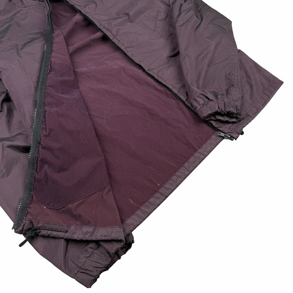 Stone Island 2008 Maroon Nylon Metal Shimmer - Large