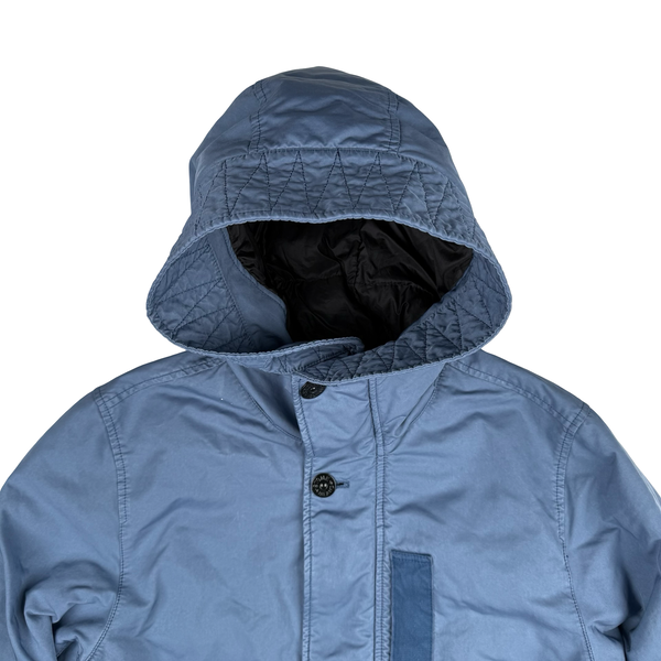 Stone Island 2022 Blue David TC Down Puffer Jacket - Medium