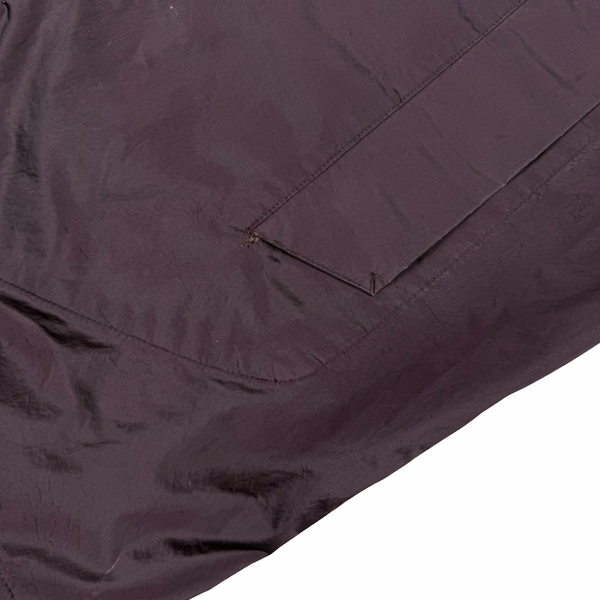 Stone Island 2008 Maroon Nylon Metal Shimmer - Large