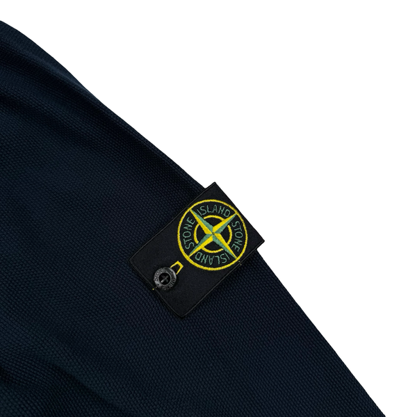 Stone Island 2025 Cotton Knit Navy Jumper - Large/Medium