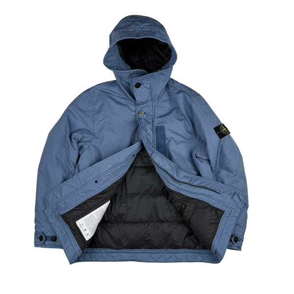 Stone Island 2022 Blue David TC Down Puffer Jacket - Medium