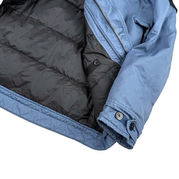 Stone Island 2022 Blue David TC Down Puffer Jacket - Medium