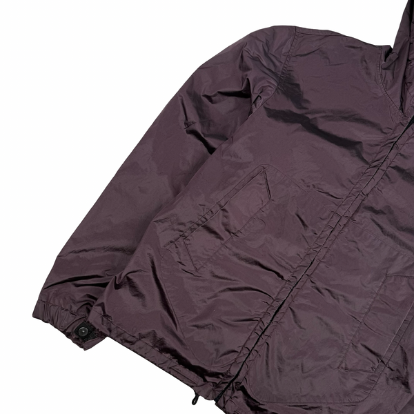 Stone Island 2008 Maroon Nylon Metal Shimmer - Large