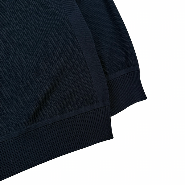 Stone Island 2025 Cotton Knit Navy Jumper - Large/Medium