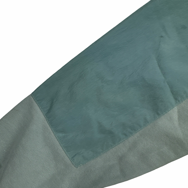 Stone Island 2023 Light Blue Cotton Nylon Panel Hood Jumper - XL
