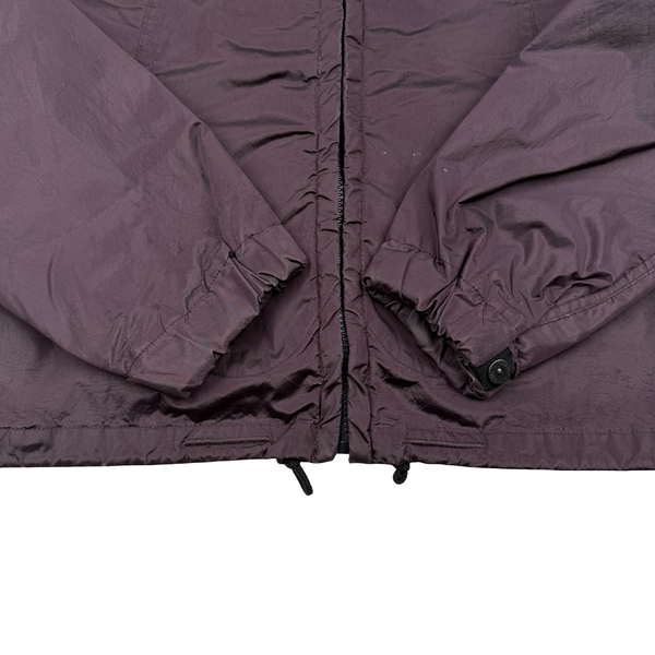 Stone Island 2008 Maroon Nylon Metal Shimmer - Large