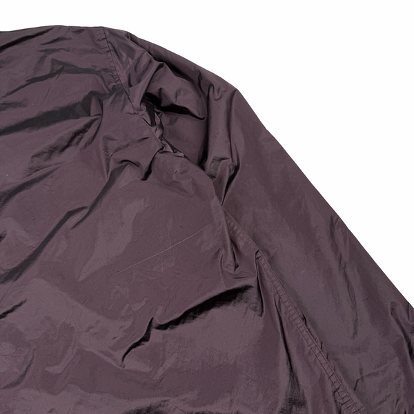 Stone Island 2008 Maroon Nylon Metal Shimmer - Large