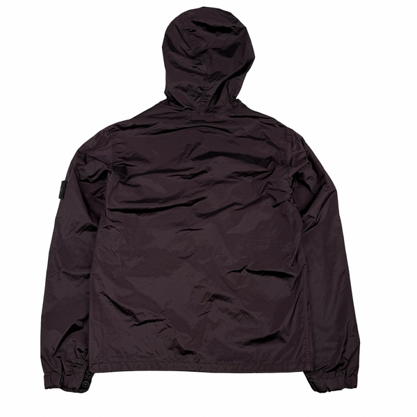 Stone Island 2008 Maroon Nylon Metal Shimmer - Large