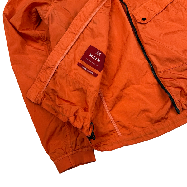CP Company MTTN Orange Nylon Lens Viewer Jacket - Medium (48)
