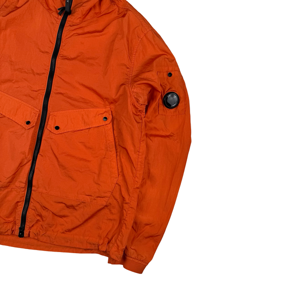 CP Company MTTN Orange Nylon Lens Viewer Jacket - Medium (48)