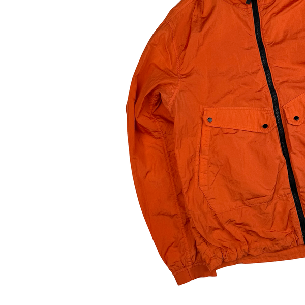 CP Company MTTN Orange Nylon Lens Viewer Jacket - Medium (48)