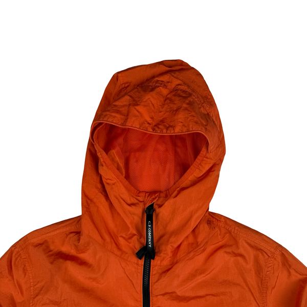 CP Company MTTN Orange Nylon Lens Viewer Jacket - Medium (48)