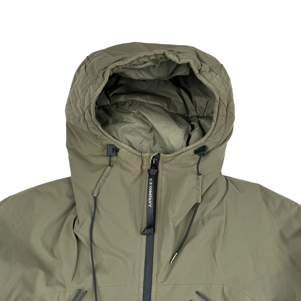 CP Company Sage Green Pro Tek Hooded Zip up Jacket - Medium (48)