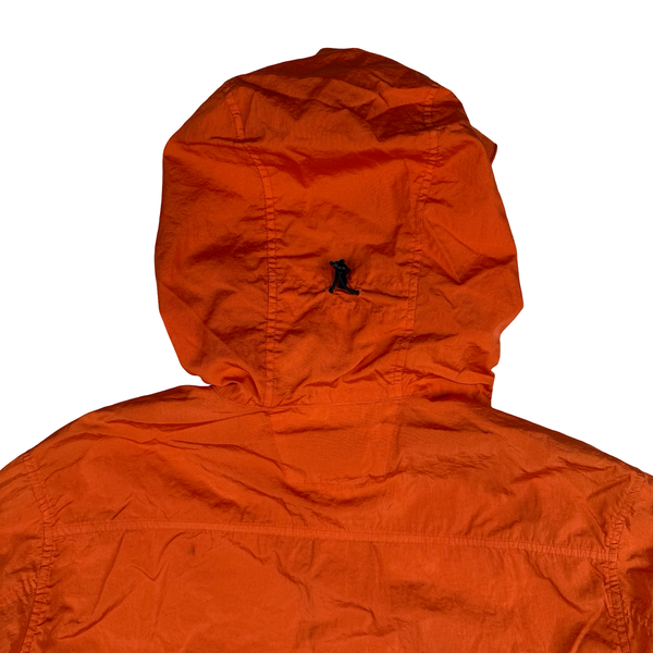 CP Company MTTN Orange Nylon Lens Viewer Jacket - Medium (48)