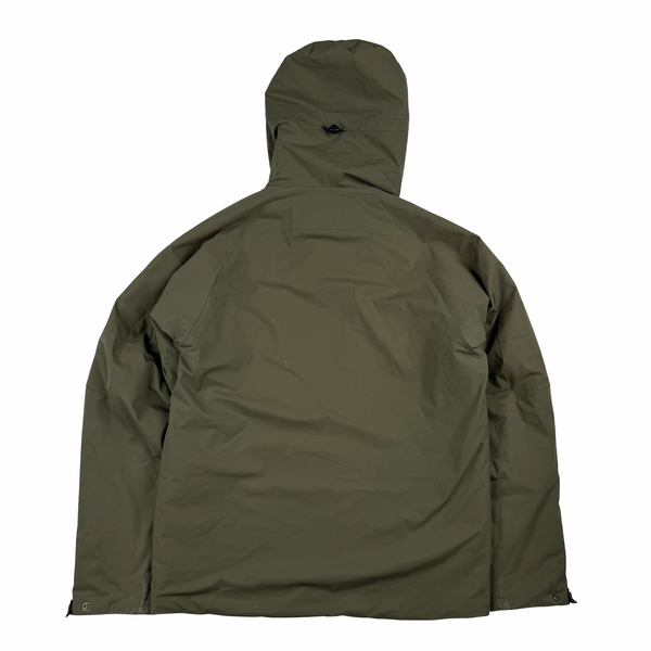 CP Company Sage Green Pro Tek Hooded Zip up Jacket - Medium (48)