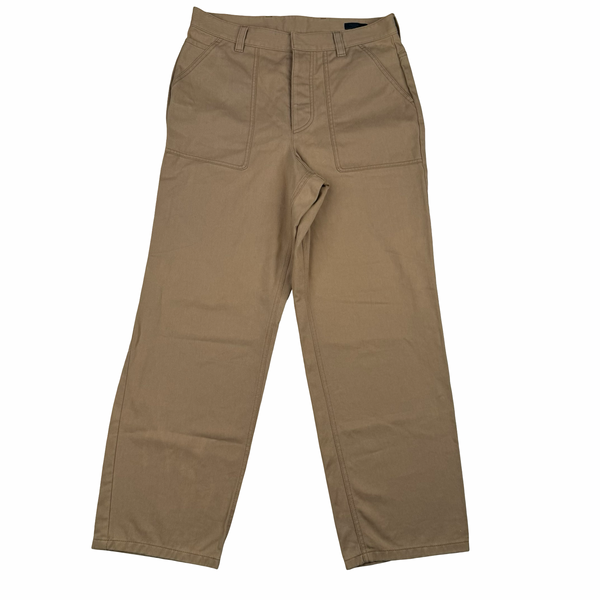 Prada Tan Cotton Relaxed Fit Cargo Trousers - Large (50) 34"