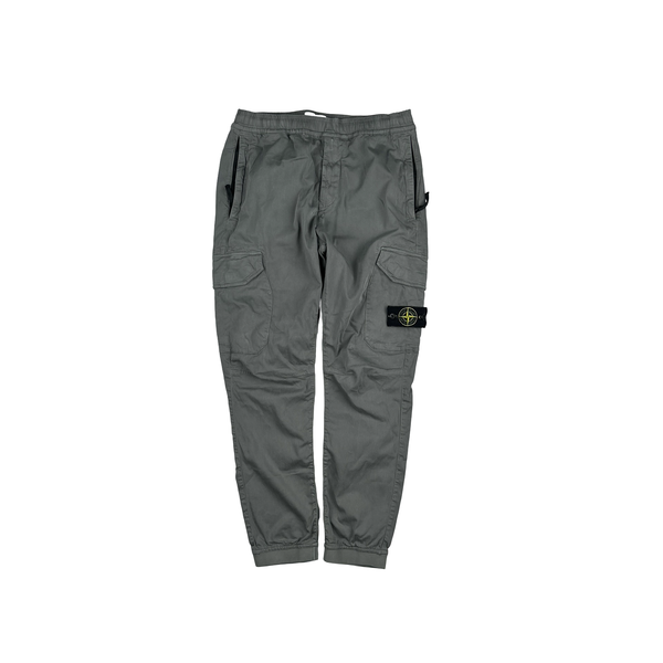 Stone Island 2020 RE T Grey Cargo Trousers - 30"