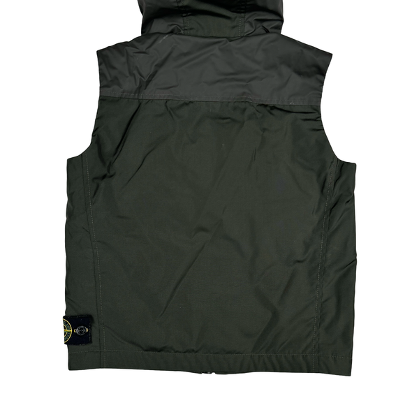 Stone Island Junior 2017 Dark Green Zip Up Gilet Jacket - Age 8