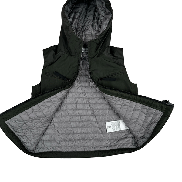Stone Island Junior 2017 Dark Green Zip Up Gilet Jacket - Age 8