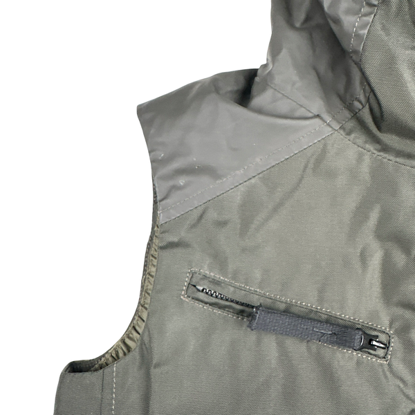 Stone Island Junior 2017 Dark Green Zip Up Gilet Jacket - Age 8