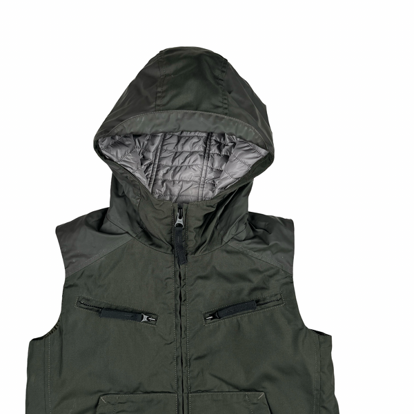 Stone Island Junior 2017 Dark Green Zip Up Gilet Jacket - Age 8