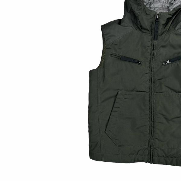 Stone Island Junior 2017 Dark Green Zip Up Gilet Jacket - Age 8