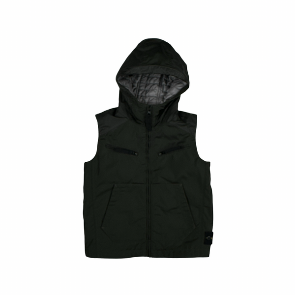 Stone Island Junior 2017 Dark Green Zip Up Gilet Jacket - Age 8