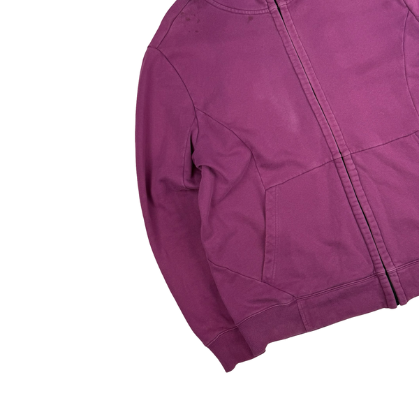 CP Company Purple Goggle Cotton Zip Up Hoodie - 3XL