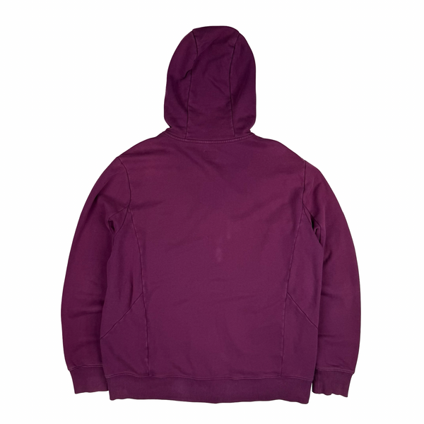 CP Company Purple Goggle Cotton Zip Up Hoodie - 3XL