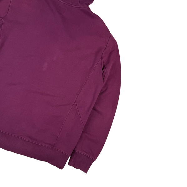 CP Company Purple Goggle Cotton Zip Up Hoodie - 3XL