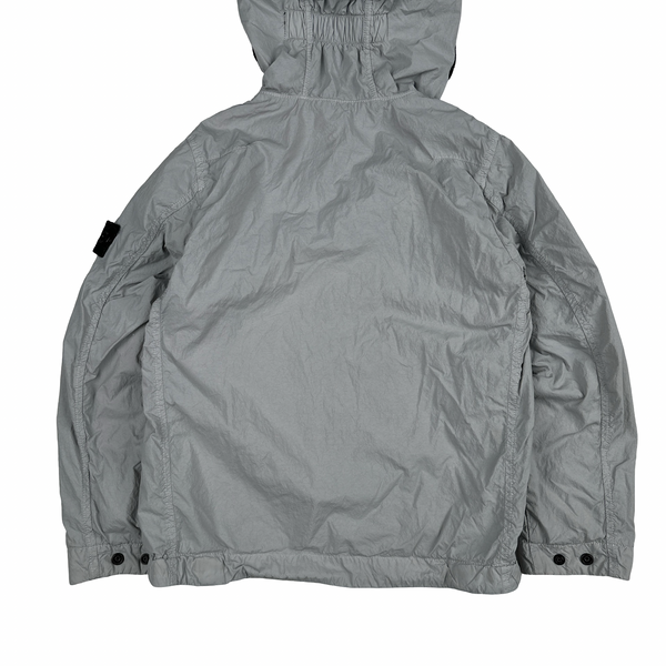 Stone Island Junior 2016 Grey Hooded zip up windbreaker Jacket - Age 8