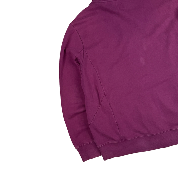 CP Company Purple Goggle Cotton Zip Up Hoodie - 3XL