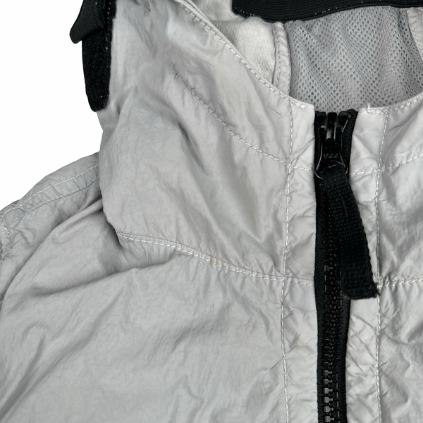 Stone Island Junior 2016 Grey Hooded zip up windbreaker Jacket - Age 8