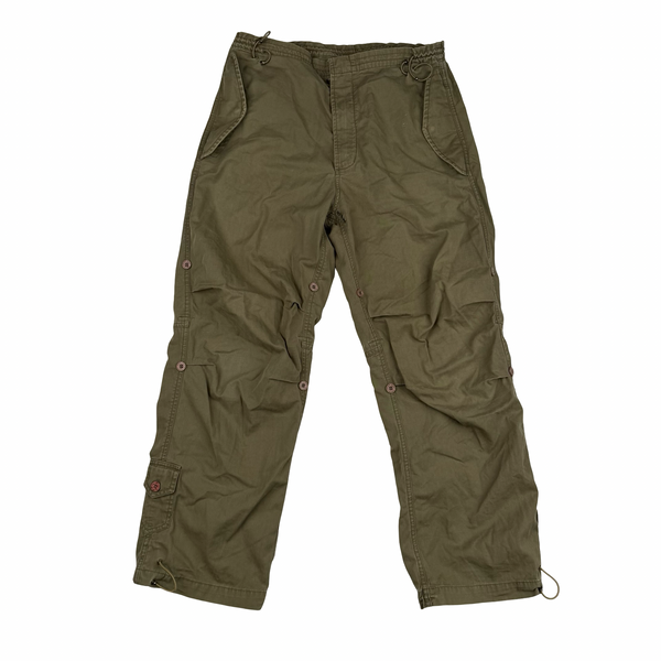 Maharishi Spellout Cargo Cotton Trousers - Small