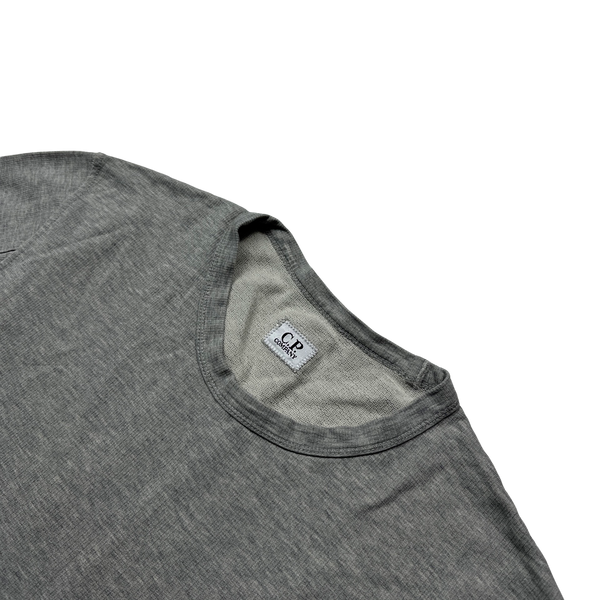 CP Company Light Grey Cotton Sweatshirt - Medium