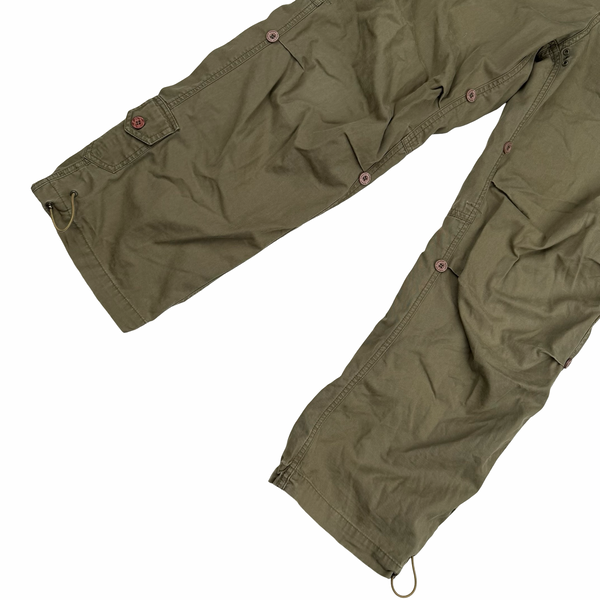 Maharishi Spellout Cargo Cotton Trousers - Small